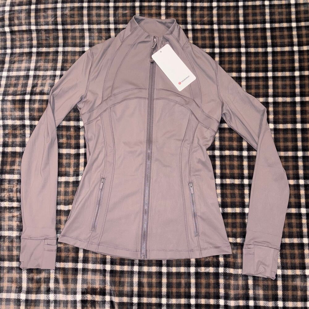 Lululemon Style Define Jacket & Leggings Set Size 6 Mauve NWT